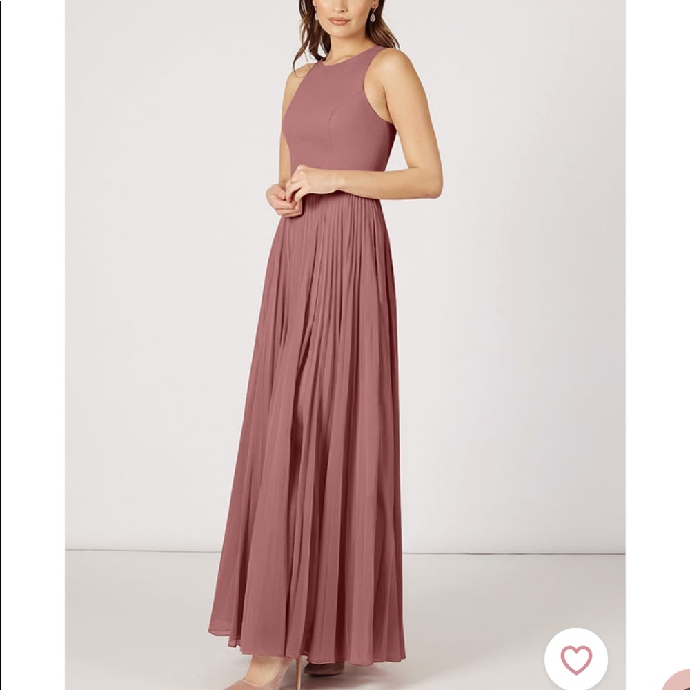 AZAZIE Lindie Dress Size 4 desert rose bridesmaid wedding
